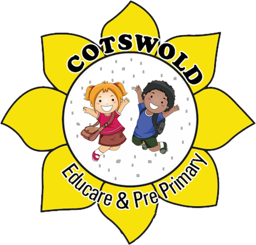 Cotswold Educare and Pre-Primary sunflower logo with two happy children